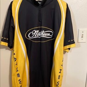 Mathews Black and Yellow Sports Jersey